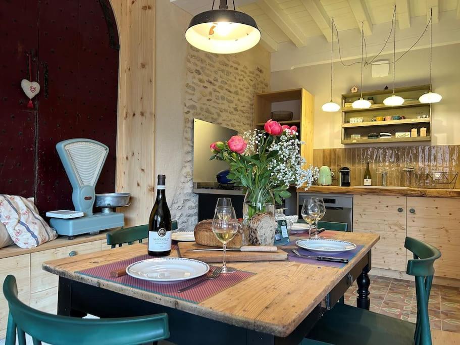 הוילה Prissé Le Tinailler Grand Standing Au Coeur Des Vignes מראה חיצוני תמונה